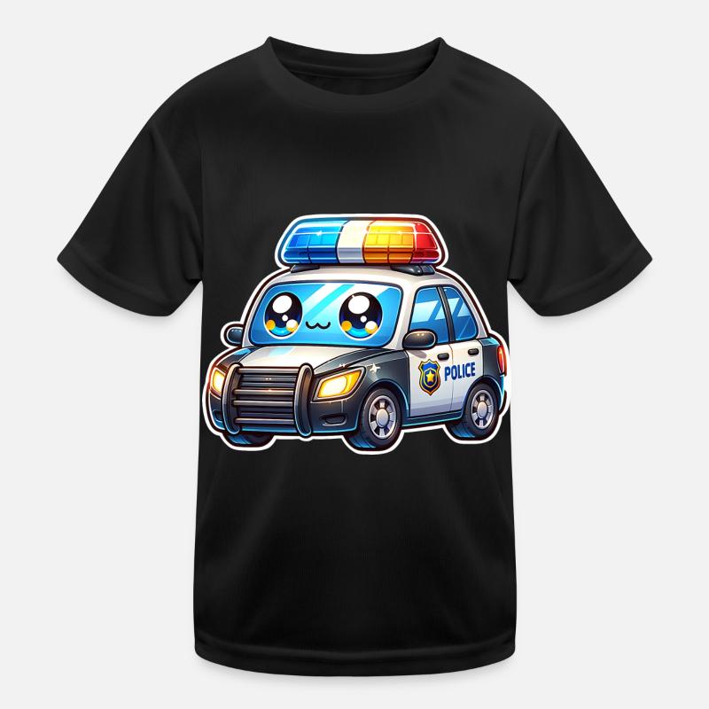 Polizei Kinder Funktions-T-Shirt