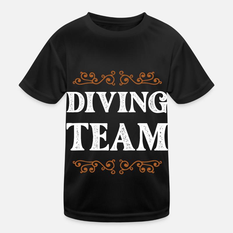 Diving Crew Kinder Funktions-T-Shirt