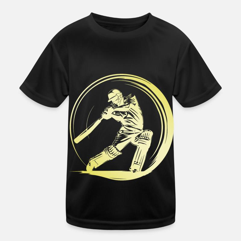 Cricket Man Kids Functional T-Shirt