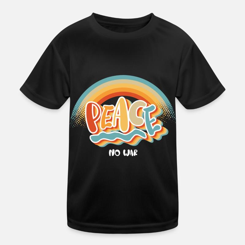 Peace Kinder Funktions-T-Shirt