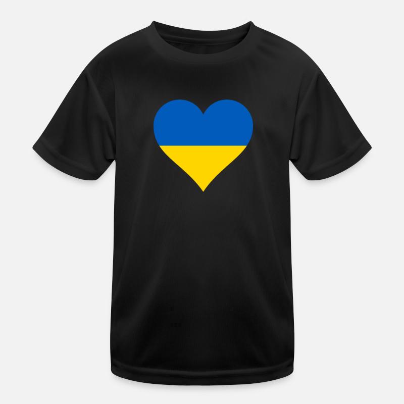 Ukraine drapeau ukrainien drapeau T-shirt sport Enfant