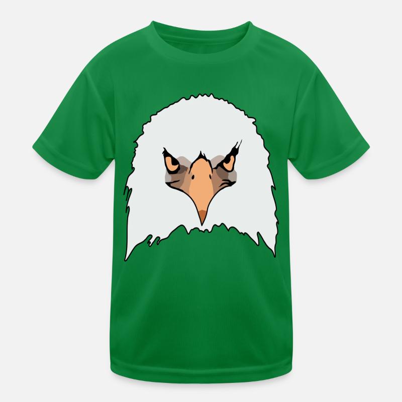 Aigle motif aigle impression aigle pygargue à tête blanche T-shirt sport Enfant
