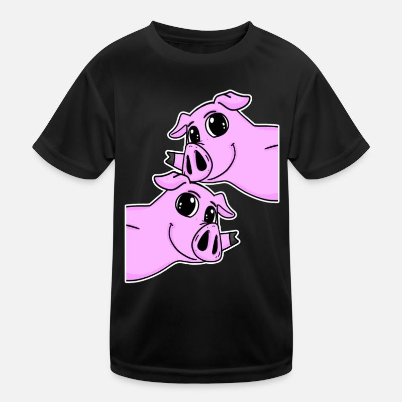Schwein Schweine Kinder Funktions-T-Shirt