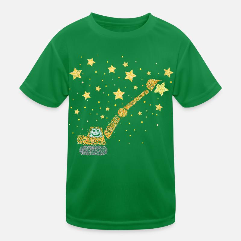 Schlafshirt Bagger Baggern Baggerfahrer Kinder Funktions-T-Shirt
