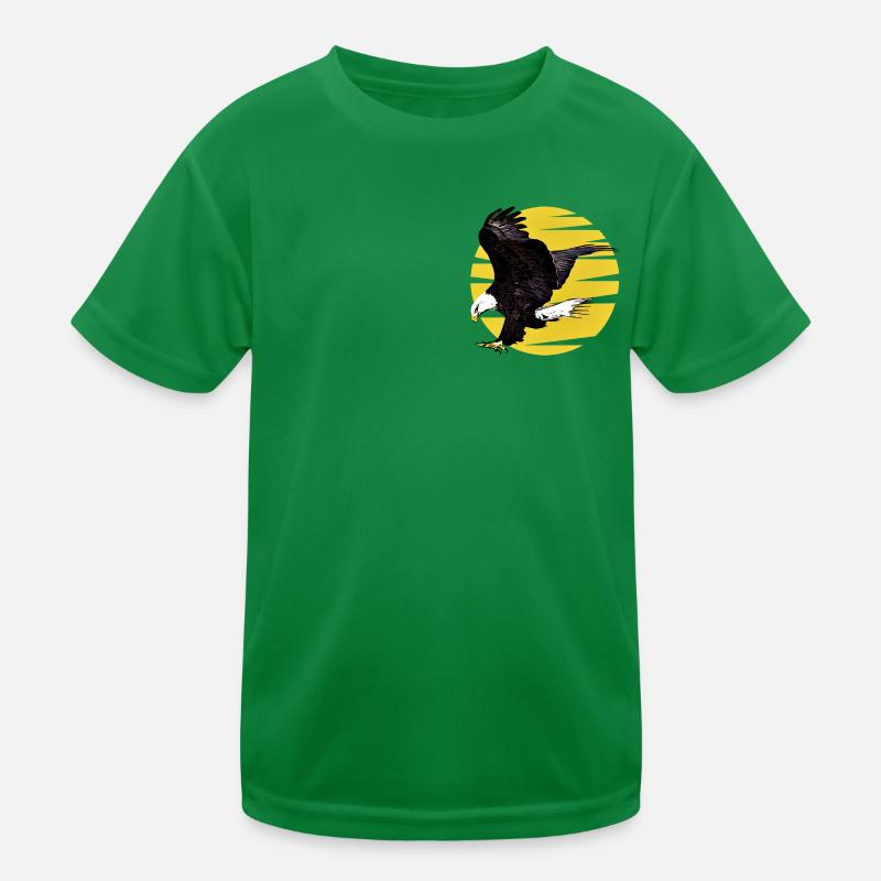 Adler Kinder Funktions-T-Shirt