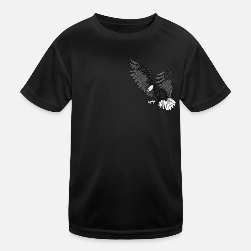 Adler Kinder Funktions-T-Shirt