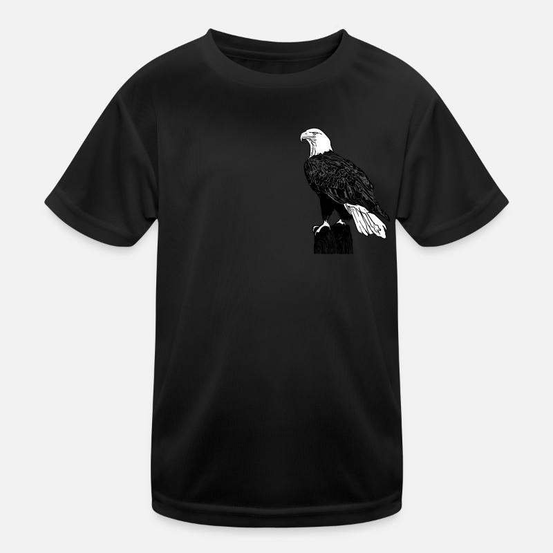 Adler Kinder Funktions-T-Shirt