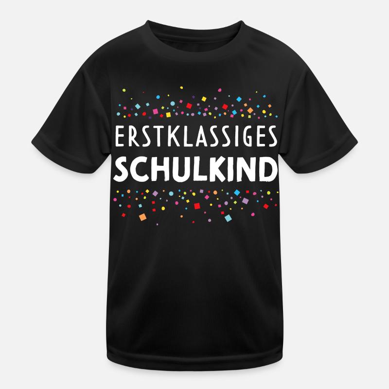 Erstklassiges Schulkind Schulanfang Schulanfänger Kinder Funktions-T-Shirt