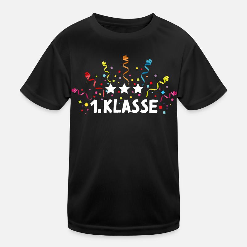 1. Klasse Schulkind Einschulung Schulbeginn Kinder Funktions-T-Shirt