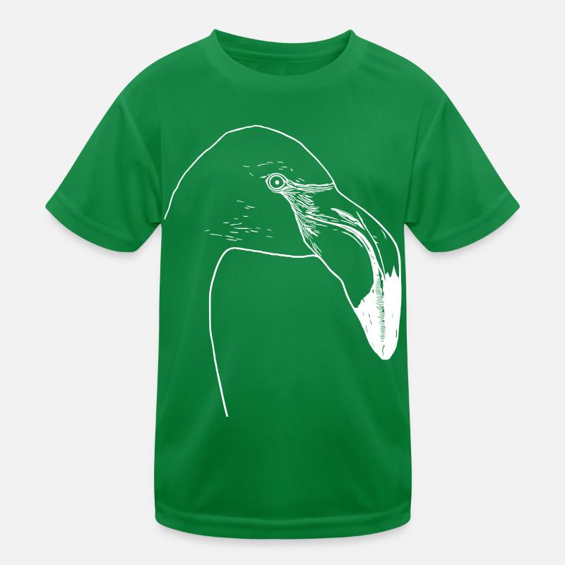 Simple Flamingo Kids Functional T-Shirt