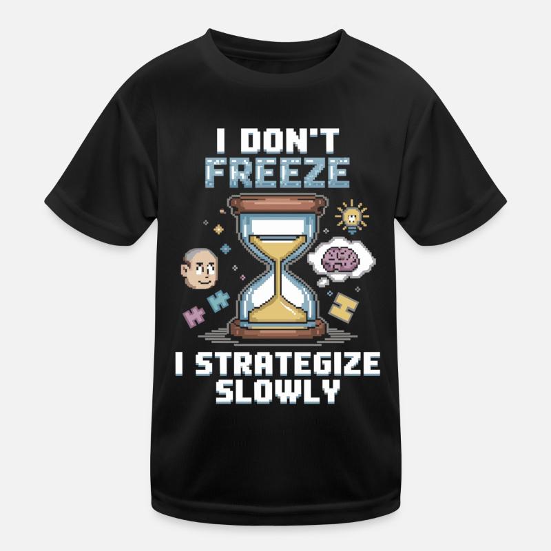 Think slowly, win for sure Kids Functional T-Shirt