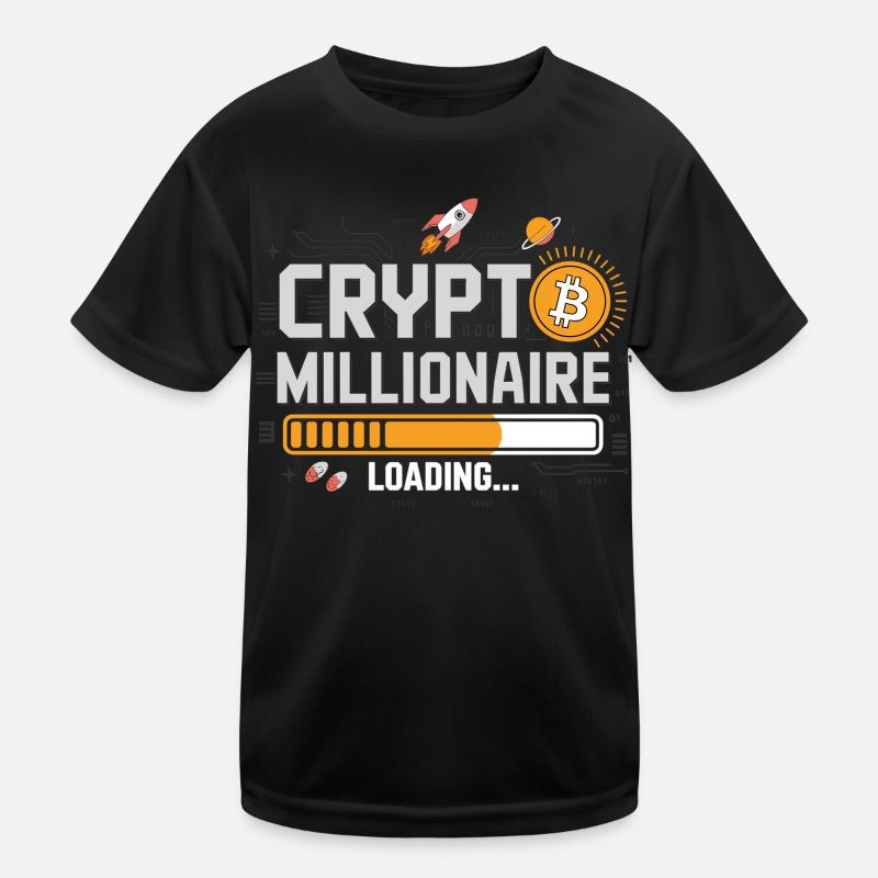 Crypto Loading - Devenez millionnaire T-shirt sport Enfant