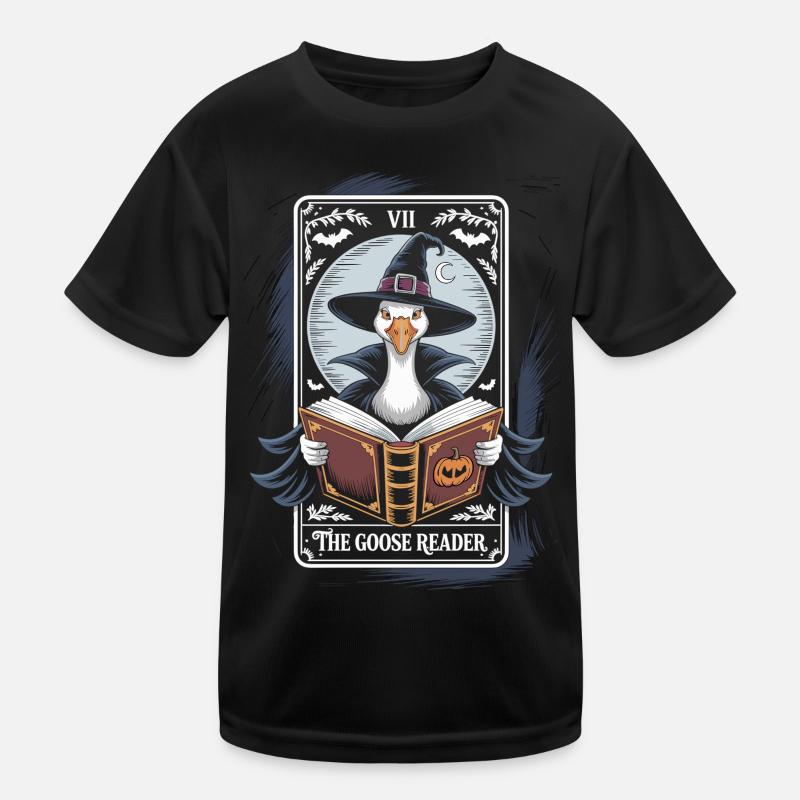 Gänse Hexen Tarot Leser Shirt Kinder Funktions-T-Shirt
