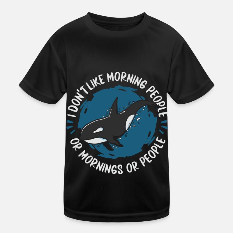 Orca Whale Killer Whale Orca Kids Functional T-Shirt