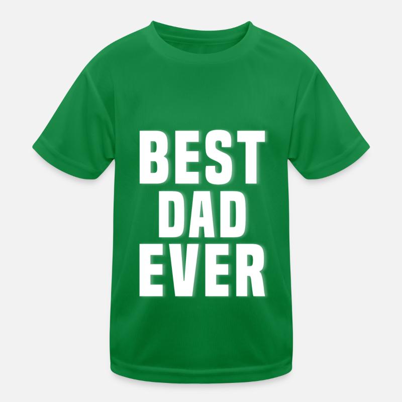 Bester Vater den es gib Kinder Funktions-T-Shirt