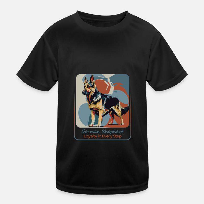 Fidèle compagnon berger T-shirt sport Enfant