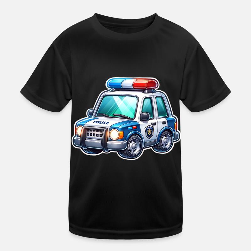 Polizei Kinder Funktions-T-Shirt