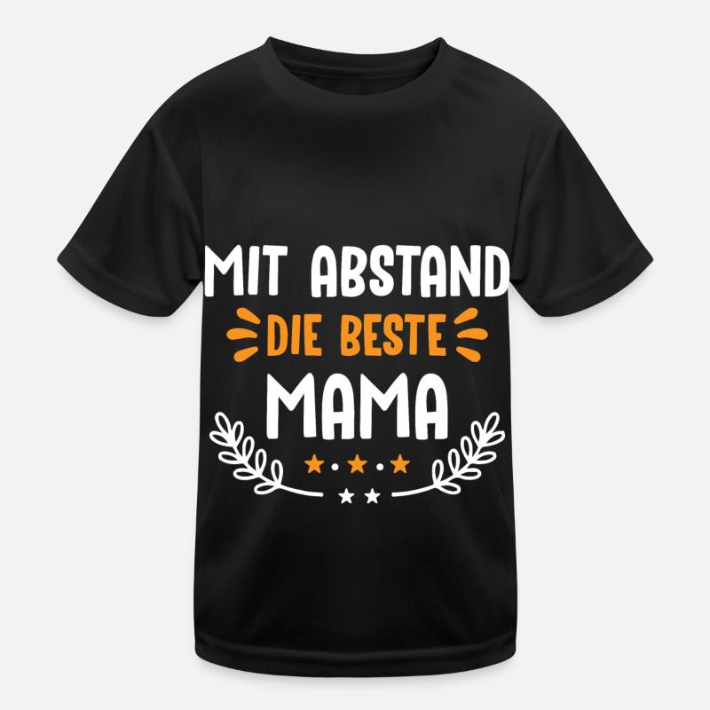 beste Mama Kinder Funktions-T-Shirt