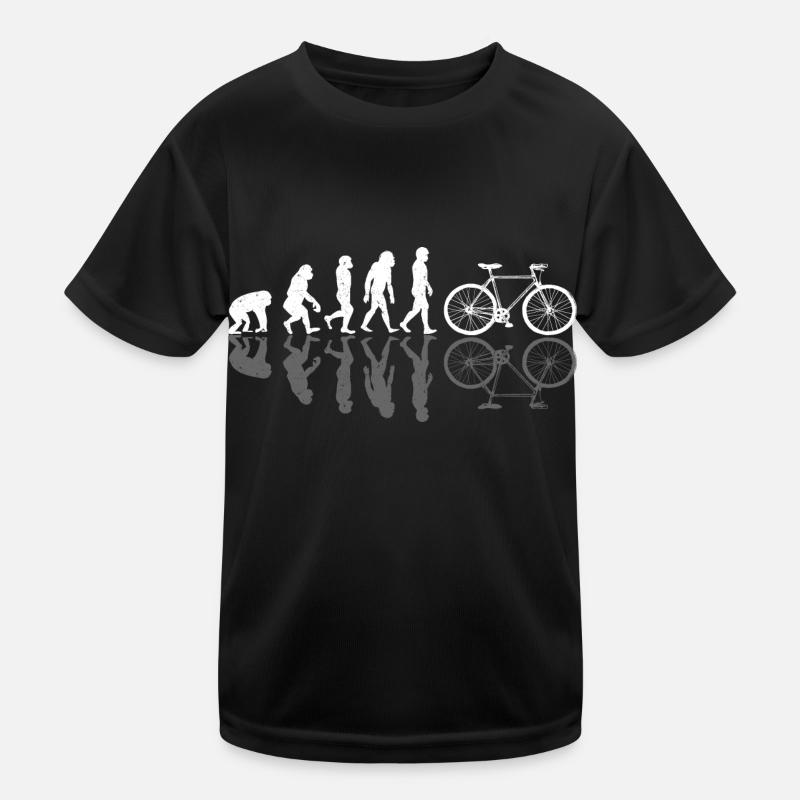 Bike Evolution Fahrrad Biker Kinder Funktions-T-Shirt