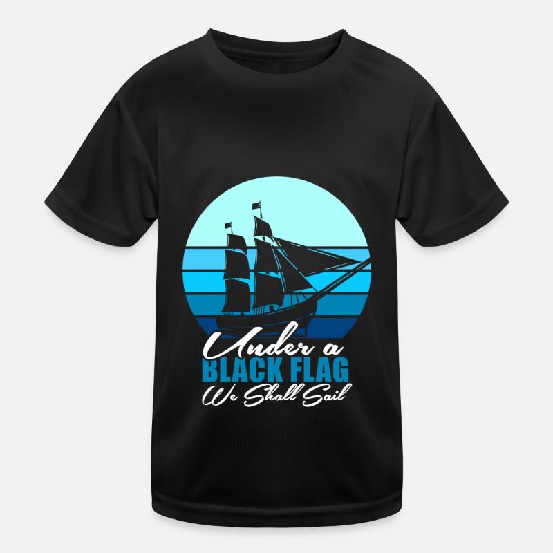 Pirate Pirate Eye Patch Kids Functional T-Shirt