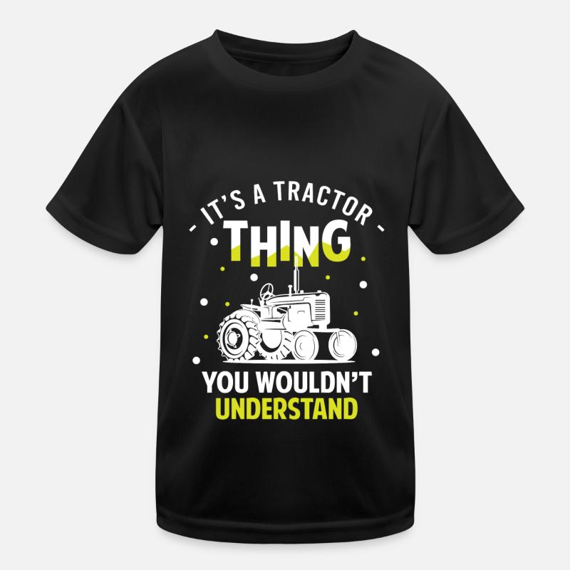Traktor Traktoren Ernte Landjugend Kinder Funktions-T-Shirt