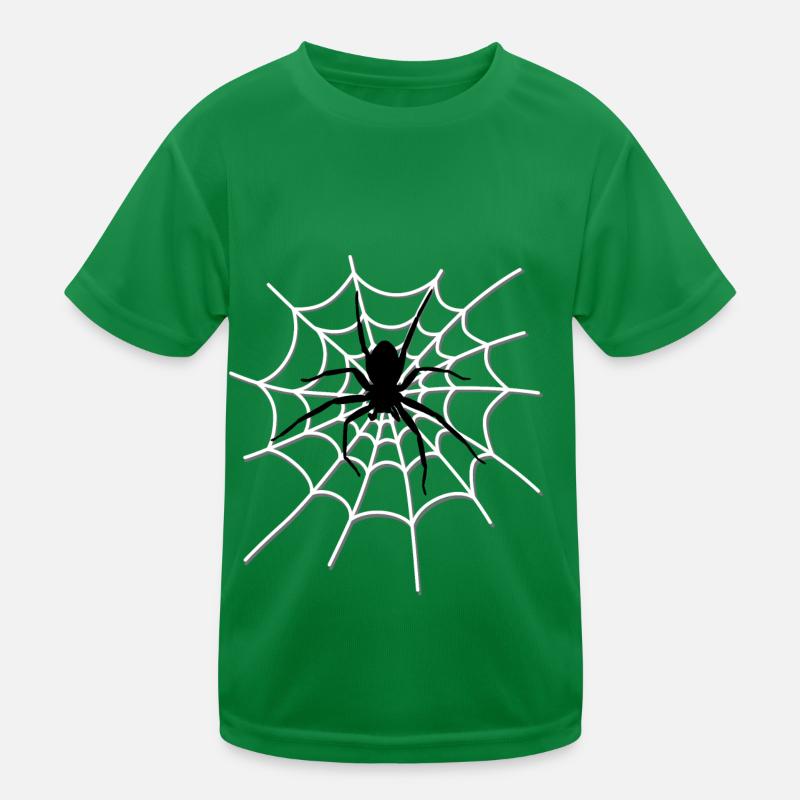 Spiderweb Kinder Funktions-T-Shirt