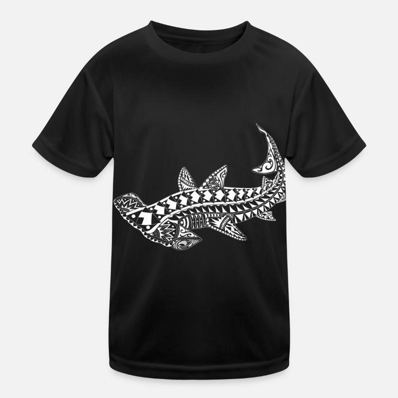 Maori Hammerhai Hai Kinder Funktions-T-Shirt