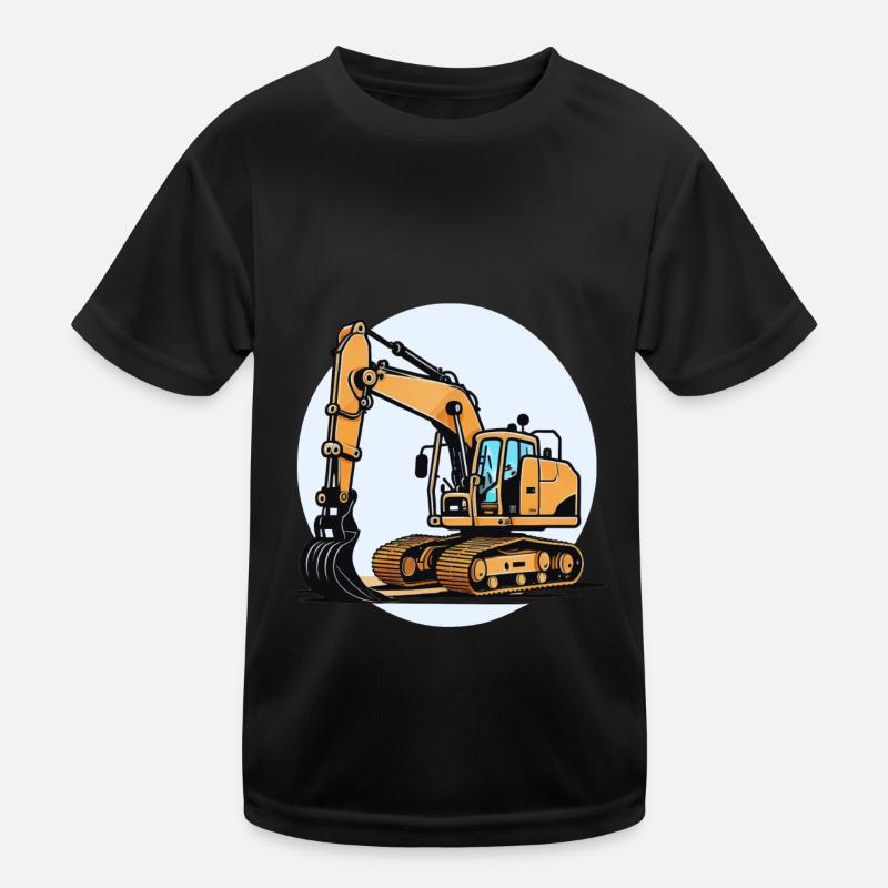 The excavator Kids Functional T-Shirt