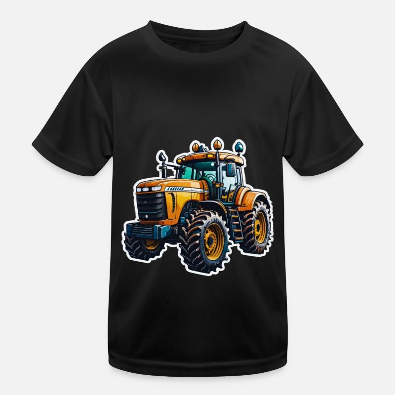 Traktor Kinder Funktions-T-Shirt