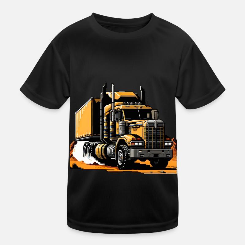 Camion semi-remorque post-apocalyptique T-shirt sport Enfant