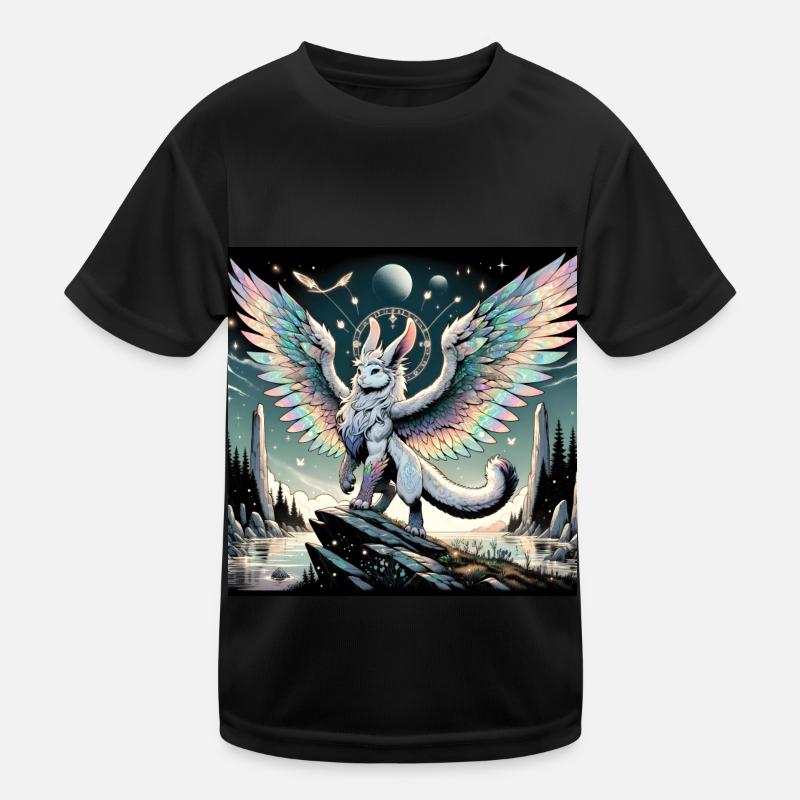 Dragon lapin mythique T-shirt sport Enfant