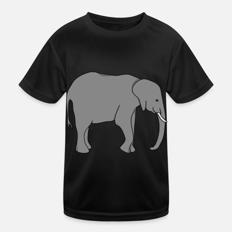 Éléphant Éléphant Maman Papa T-shirt sport Enfant