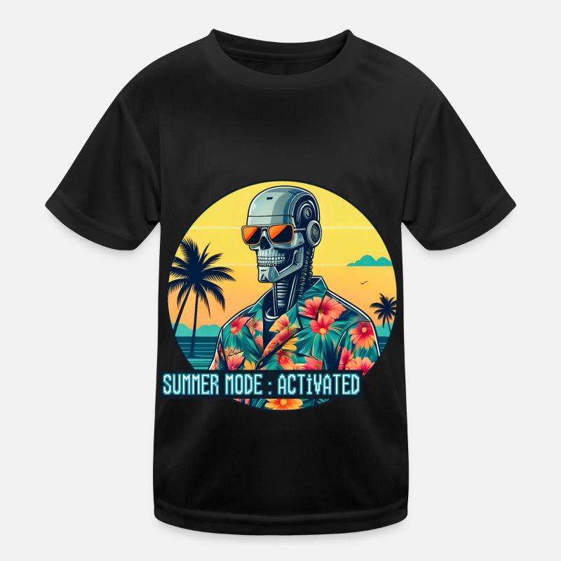Summer Mode Activated Kids Functional T-Shirt