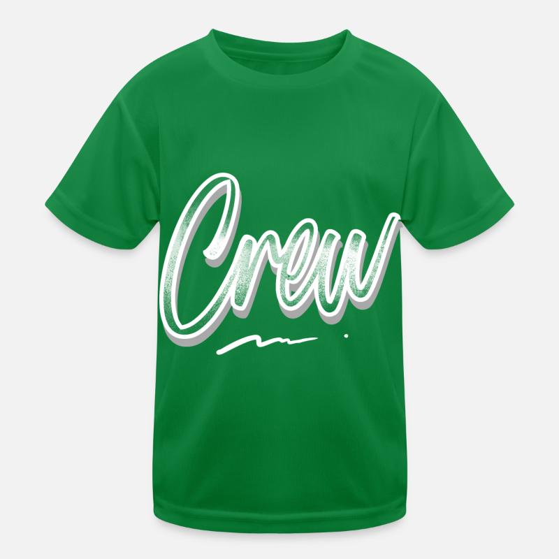 Crew Kinder Funktions-T-Shirt
