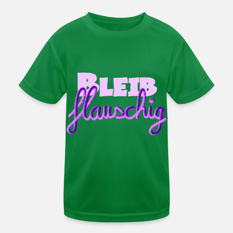 Stay fluffy calm Keep Keep Calm Kids Functional T-Shirt