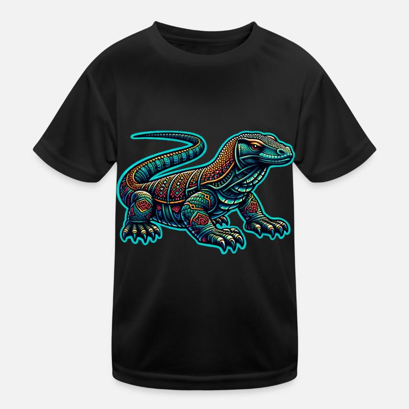 Komodo Dragon Kids Functional T-Shirt