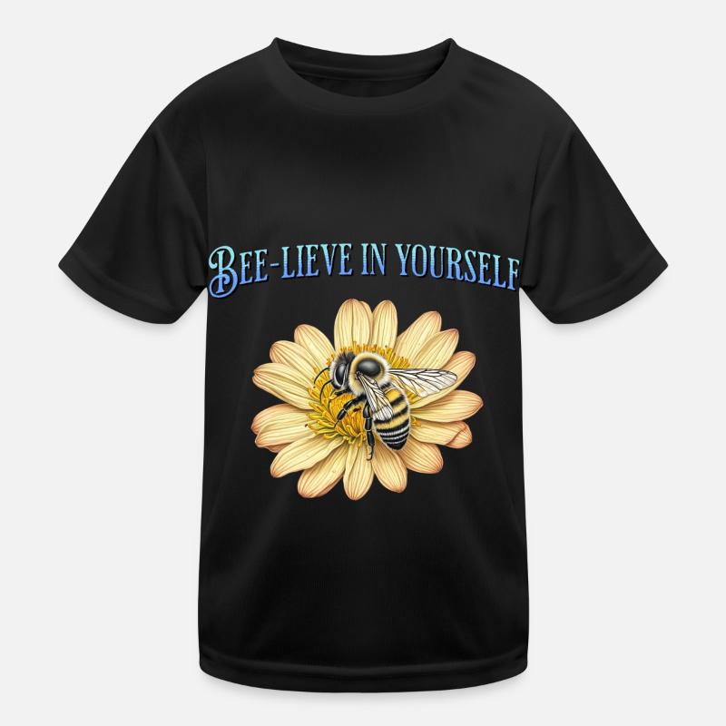 Bee-believe en vous-même, design d’abeille mignon T-shirt sport Enfant