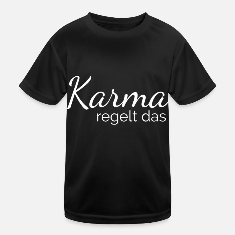 Le karma règle le T-shirt sport Enfant