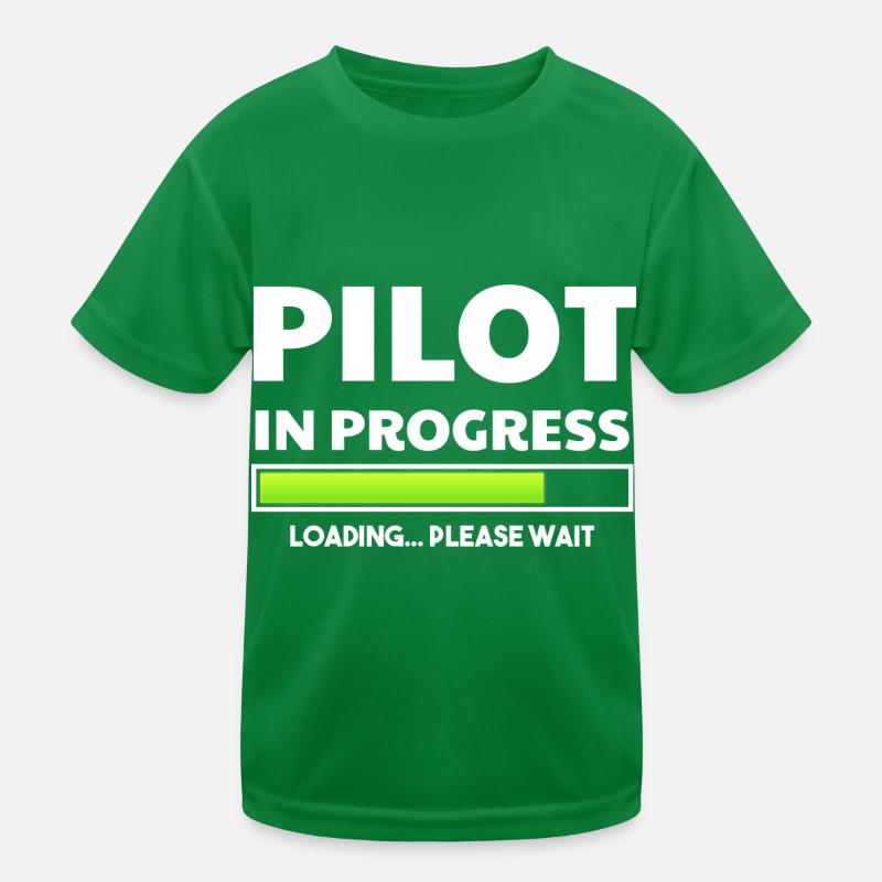 Formation de pilote d’avion I Cadeau T-shirt sport Enfant