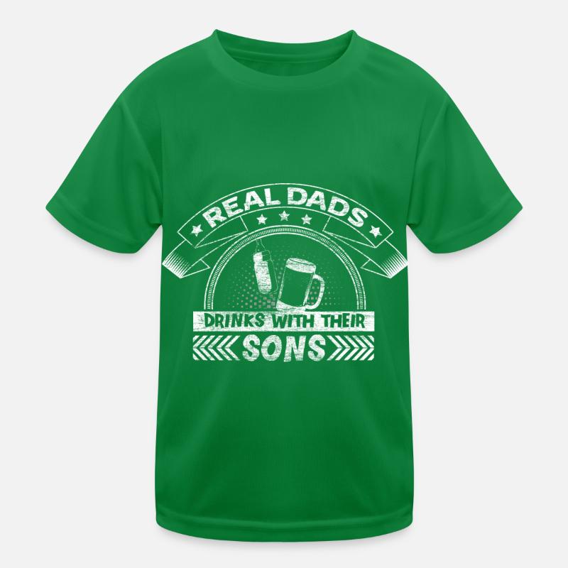 Vater & Sohn Eltern Papa Geschenkidee Kinder Funktions-T-Shirt
