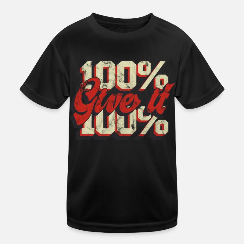 100% 100% quote Kids Functional T-Shirt