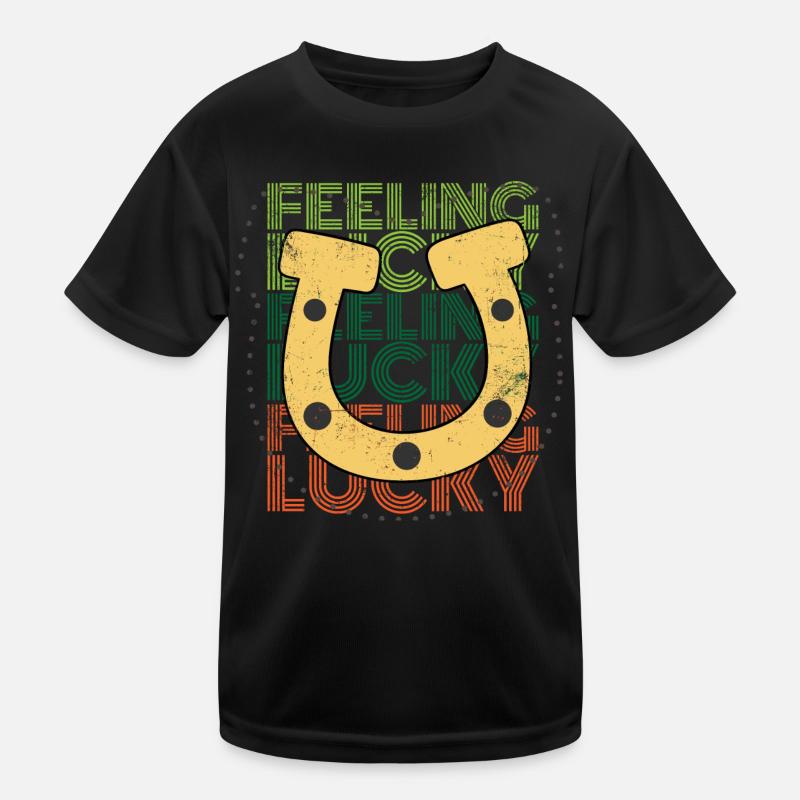 Se sentir chanceux Trèfle de la Saint-Patrick T-shirt sport Enfant