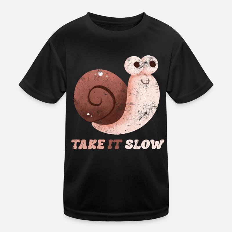 Take it Slow funny saying Kids Functional T-Shirt