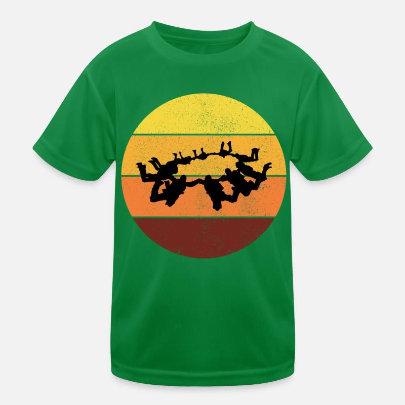 Fallschirmspringen Fallschirmspringen Kinder Funktions-T-Shirt