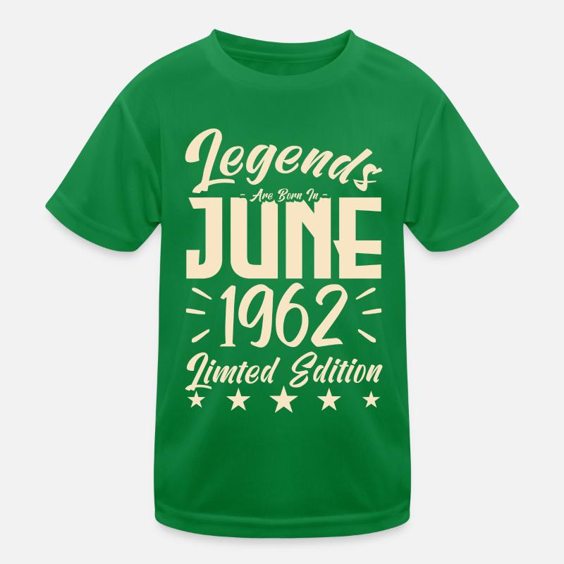 Geboren 1962 Geburtstagsgeschenk 1962. Kinder Funktions-T-Shirt
