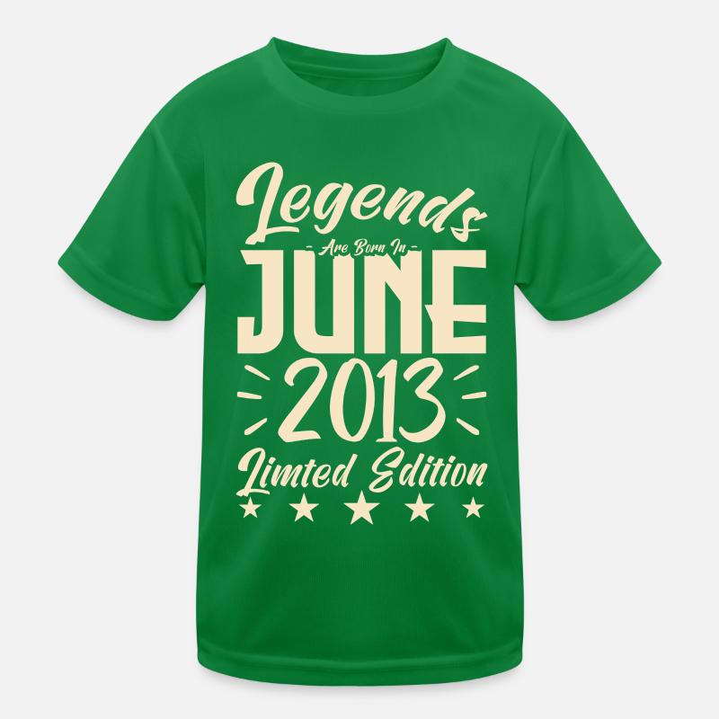 Naissance En juin 2013 Cadeau d'anniversaire 2013. T-shirt sport Enfant