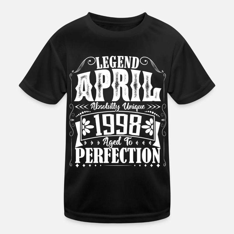 April 1998. Anniversary April 1998. Gift 1998. Kids Functional T-Shirt