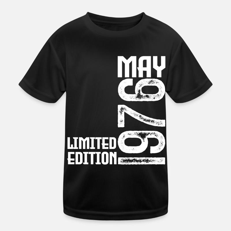 Gift May 1976. Anniversary May 1976. May 1976. - Kids Functional T-Shirt - black