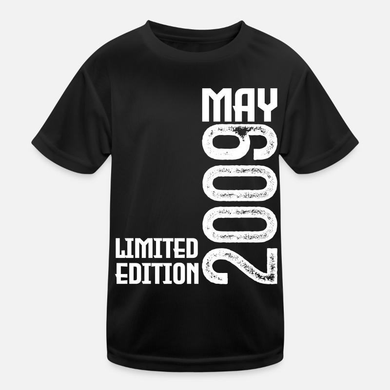 Geschenk Mai 2009. Jubiläum Mai 2009. Mai 2009. - Kinder Funktions-T-Shirt - Schwarz