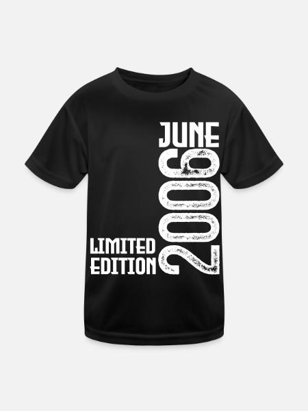 Cadeau juin 2006 anniversaire Juin 2006. juin 2006 - T-shirt sport Enfant - noir - Devant